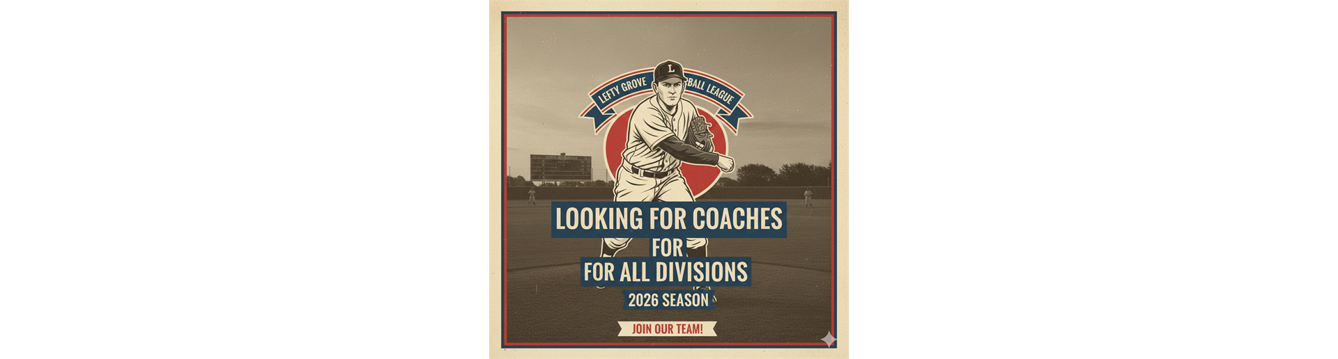 Coaches Needed